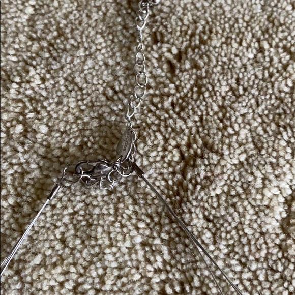 Lia Sophia silver & light blue necklace - Picture 3 of 3